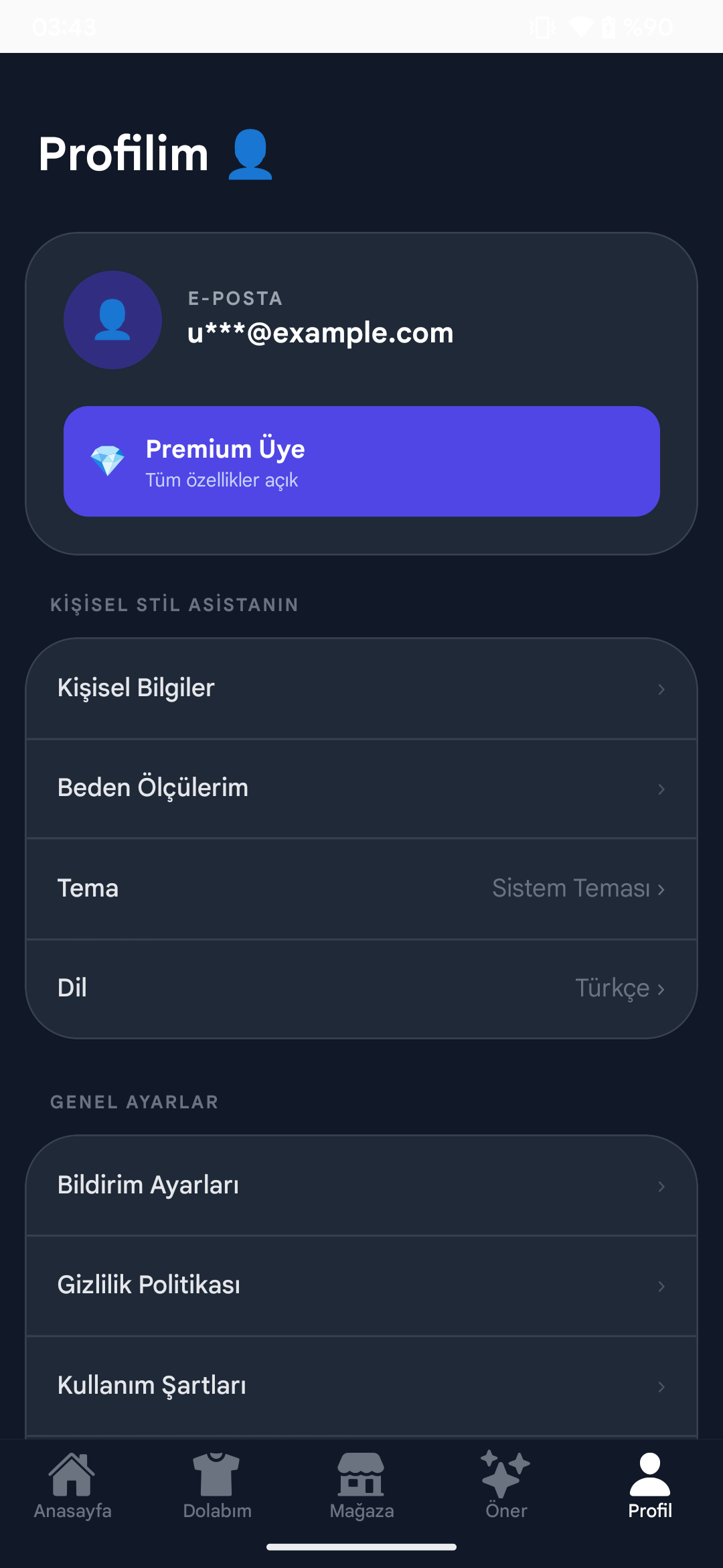 Stilist AI Referans Sistemi